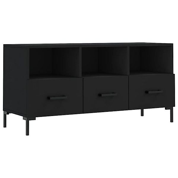 vidaXL TV-Schrank TV-Schrank Schwarz 102x36x50 cm Holzwerkstoff (1-St) günstig online kaufen