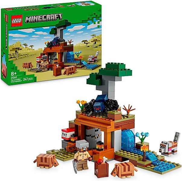 LEGO® Die Expedition zur Gürteltiermine (21269), LEGO Minecraft Konstruktio günstig online kaufen