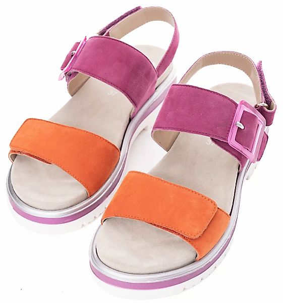 Ara Plateausandaletten "MALAGA", Plateausandale, Klettschuh in Bequemweite günstig online kaufen