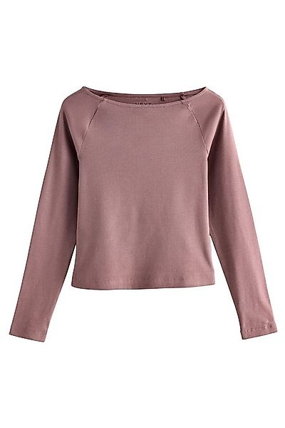 Next Blusenshirt Langarmoberteil mit offenem U-Boot-Ausschnitt (1-tlg) günstig online kaufen