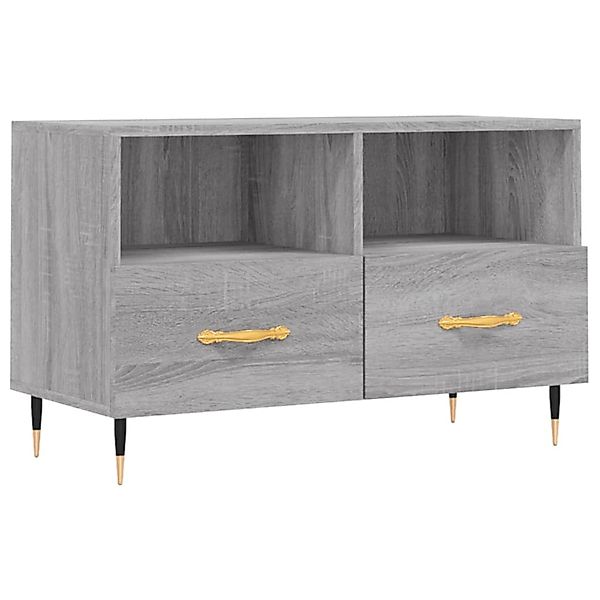 vidaXL TV-Schrank Grau Sonoma 80x36x50 cm Holzwerkstoff  Modell 4 günstig online kaufen