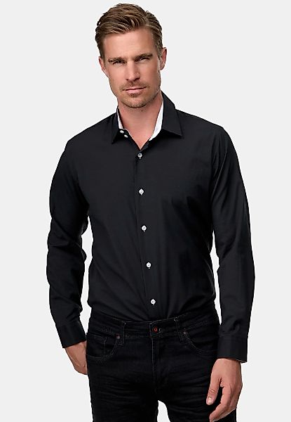 Rusty Neal Langarmhemd mit Weste und Krawatte günstig online kaufen