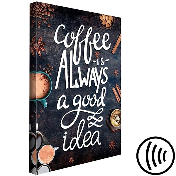 Wandbild Coffe Is Always a Good Idea (1 Part) Vertical XXL günstig online kaufen