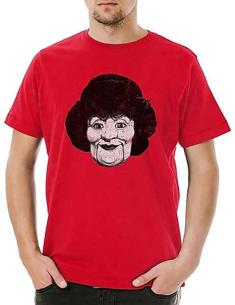 Urban Backwoods Print-Shirt Urban Backwoods Marjorie Herren T-Shirt Rot Grö günstig online kaufen