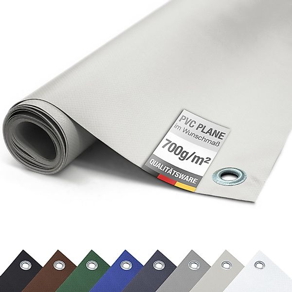 ANKO Planen Schutzplane Plane PVC 700g/m² LKW Plane mit Ösen Abdeckplane, G günstig online kaufen