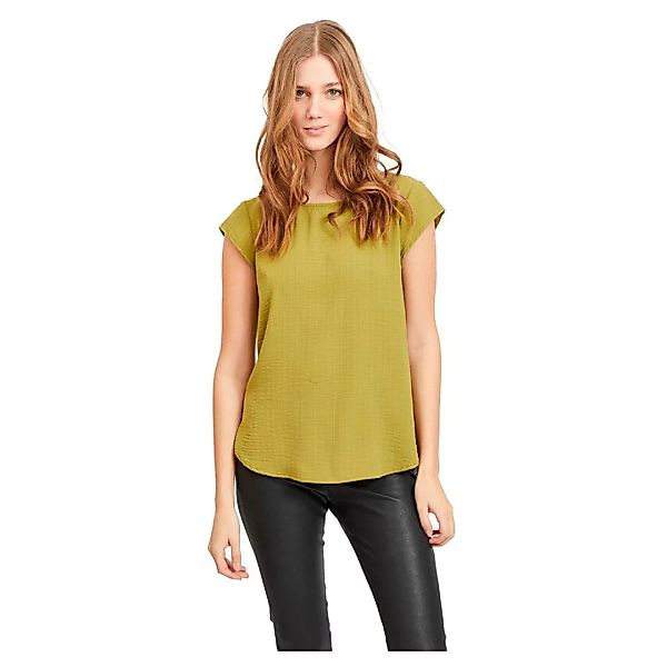 Vila Loe Kurzärmeliges T-shirt 36 Green Olive günstig online kaufen