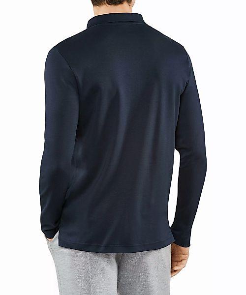 FALKE Polo Shirt Polo, Herren, 4XL, Blau, Uni, Baumwolle, 62102-611608 günstig online kaufen