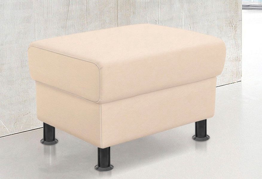 TRENDMANUFAKTUR Hocker »Rondo, Polsterhocker zur Serie, Breite 67 cm, Füße günstig online kaufen