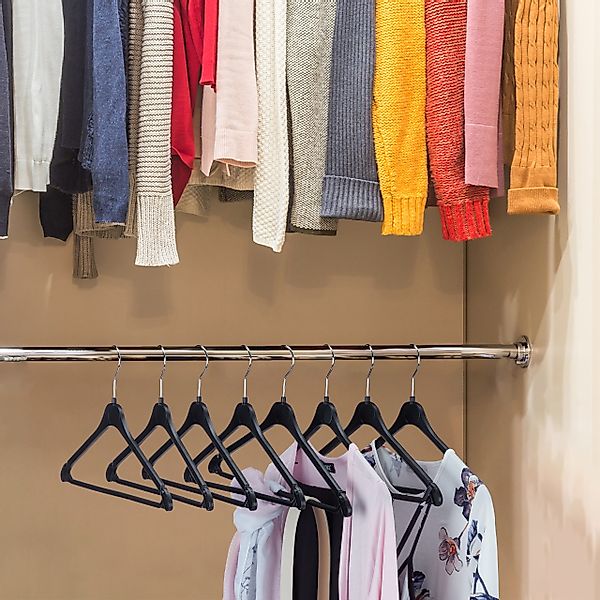 relaxdays Kleiderbügel 60x Kunststoff Kleiderbügel günstig online kaufen