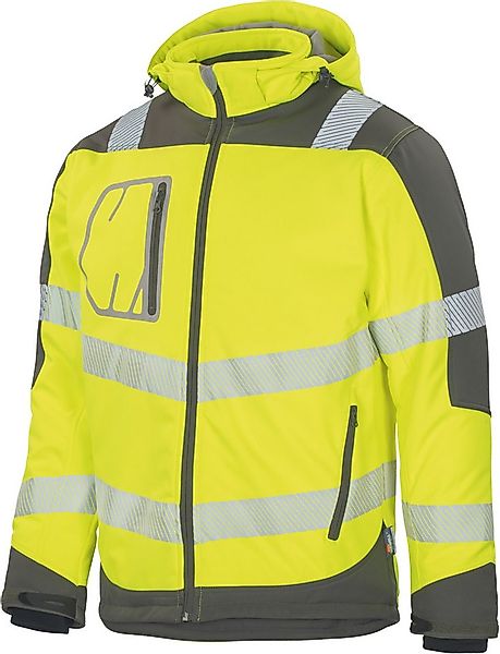 vizwell Softshelljacke Herren Warnschutz Winter-Softshelljacke Arbeitsjacke günstig online kaufen
