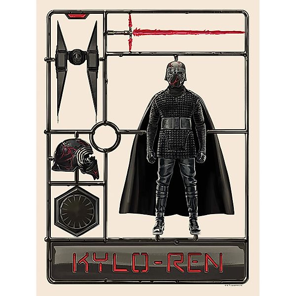 Komar Wandbild Star Wars Toy Kylo 40 x 50 cm günstig online kaufen