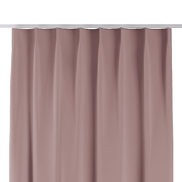 Vorhang mit flämischen 1-er Falten, Puderrosa, Blackout 300 cm (269-47) günstig online kaufen