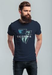 Neverless Print-Shirt Herren T-Shirt California Los günstig online kaufen