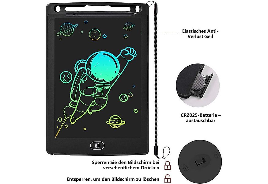 Comfy Mate Zaubertafel 1 Stück LCD Schreibtafel 12 Zoll Kinder Maltafel Dra günstig online kaufen