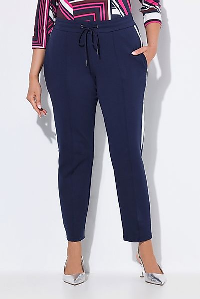 Ulla Popken Schlupfhose Punto-Hose Galonstreifen konisches günstig online kaufen