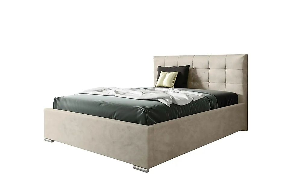 Polsterbett 160x200 Rosa   ¦ beige ¦ Maße (cm): B: 160 H: 110 Betten > Komf günstig online kaufen