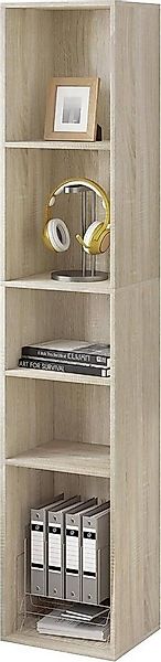 Woltu Bücherregal, 1-tlg., offenes Regal mit 5 Würfeln aus Holzwerkstoff günstig online kaufen