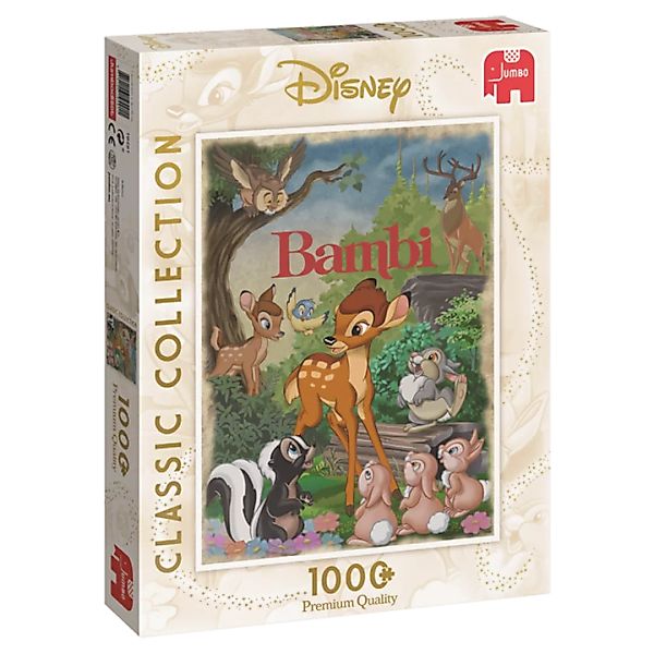 Jumbo Spiele 19491 - Disney Classic Collection Bambi Puzzle - (1000 Teile) günstig online kaufen