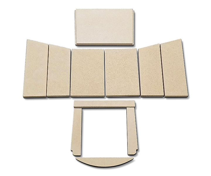 kaminXpert Feuerraumplatten A für Hark Kodiak Kaminofen Ersatzteil Feuerrau günstig online kaufen