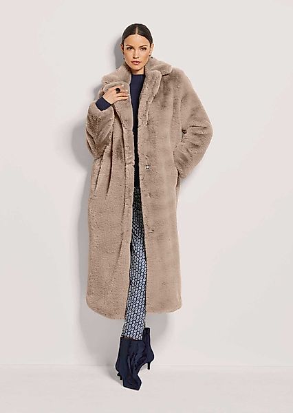 MADELEINE Kurzmantel Langer Faux-Fur-Mantel für Damen günstig online kaufen
