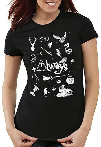 style3 T-Shirt Always Potter schule zauberei harry quidditch hogwarts besen günstig online kaufen