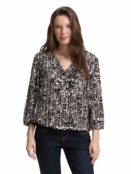 TOM TAILOR Shirtbluse, mit All-Over Print günstig online kaufen