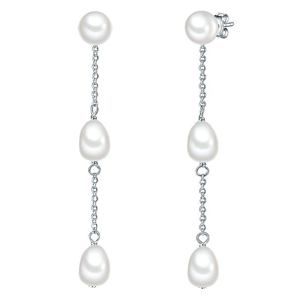 Valero Pearls Perlenohrringe silber, aus Süßwasser-Zuchtperlen günstig online kaufen