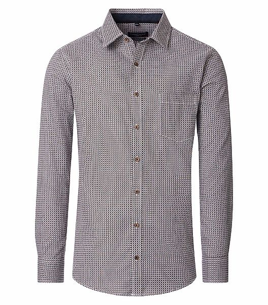 CASAMODA Langarmhemd "CASAMODA Freizeithemd Print" günstig online kaufen