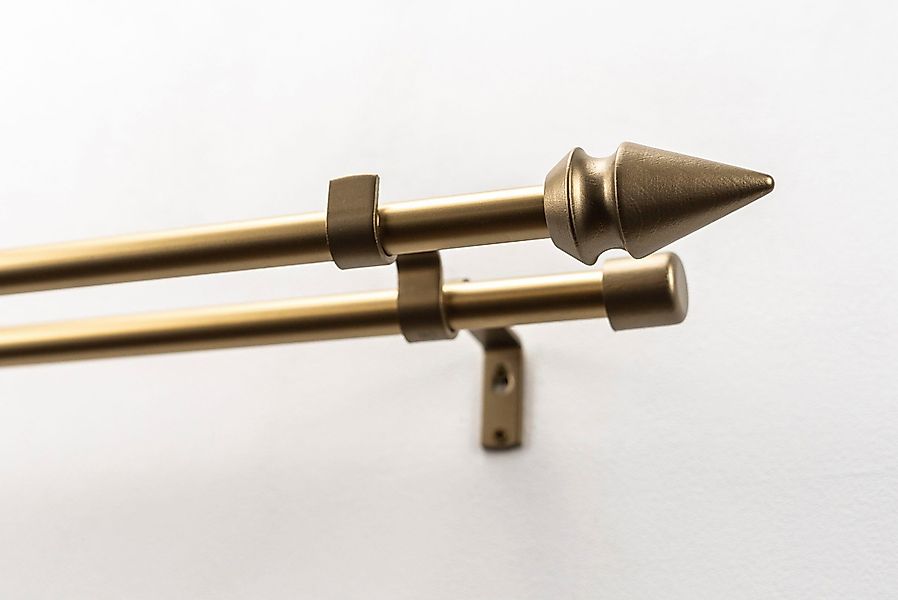 GARESA Gardinenstange "SPYRNA mit offenem Träger" Ø 16 mm 2 läufig-läufig W günstig online kaufen