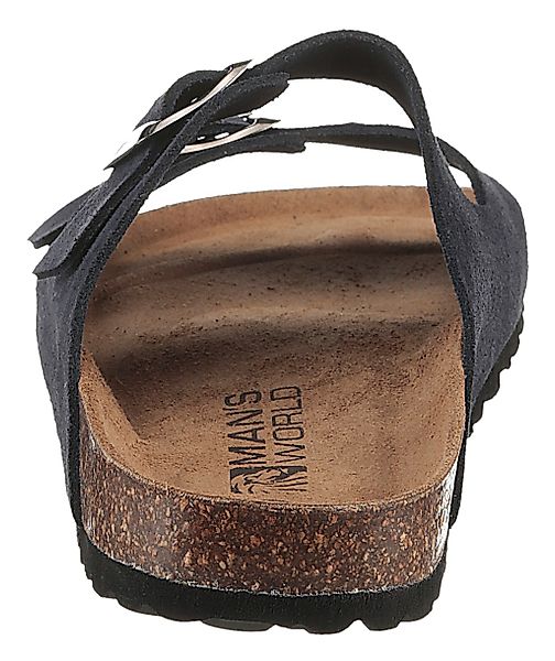 Mans World Pantolette, Schlappen, Sommerschuh, Hausschuh mit vorgeformtem F günstig online kaufen