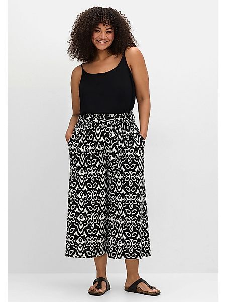 Sheego Culotte Große Größen mit Smokbund günstig online kaufen