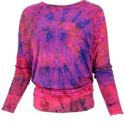 Guru-Shop Longsleeve Batik Hippie Shirt, Unikat günstig online kaufen