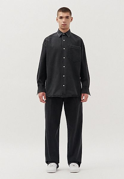 studio seidensticker Jeanshemd Studio Oversized Langarm Kentkragen Uni günstig online kaufen