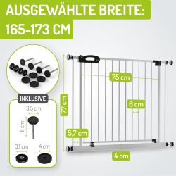 BOMI Türschutzgitter Babygitter Ohne Bohren Merle günstig online kaufen