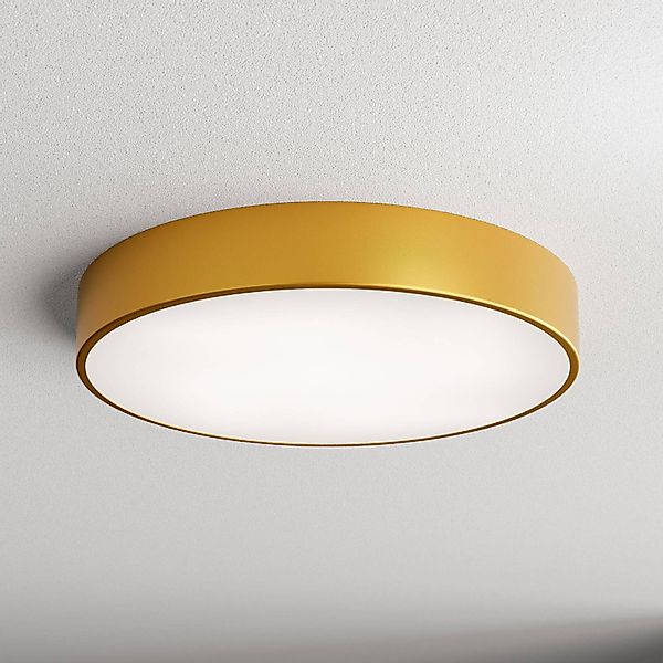 Deckenlampe Cleo 500, gold, Sensor, IP54, Ø 50 cm, Metall günstig online kaufen
