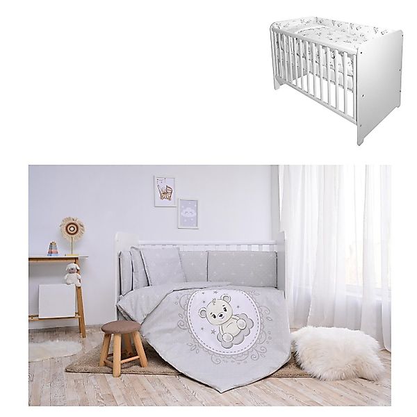 Lorelli Babybettwäsche Babybettwäsche Set Smile 6-tlg, günstig online kaufen