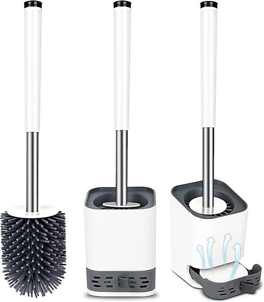 LuxusKollektion Kochbesteckhalter Silikon Toilettenbürste mit Versteckter günstig online kaufen
