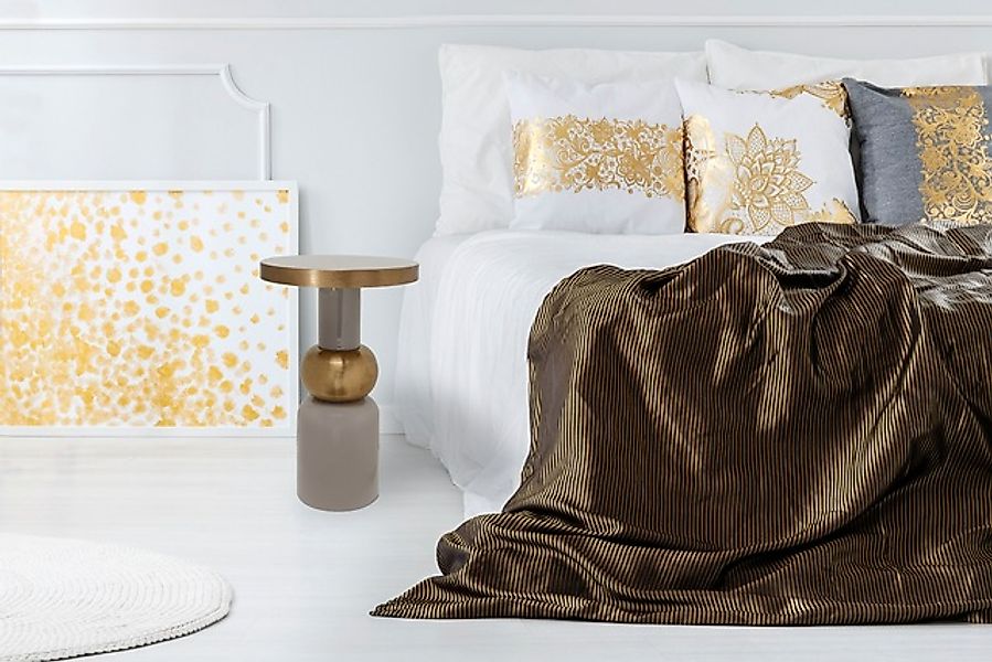 Kayoom Beistelltisch »Art Deco 2125, Beistelltisch aus Eisen, dekoratives D günstig online kaufen