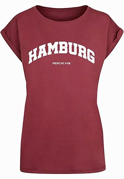 Merchcode T-Shirt Merchcode Damen Ladies Hamburg Wording - T-Shirt (1-tlg) günstig online kaufen