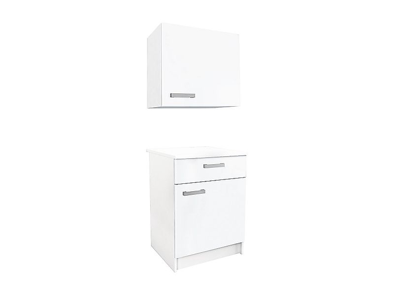 Küchenschränke - 1 Unterschrank & 1 Oberschrank - 2 Türen & 1 Schublade - W günstig online kaufen