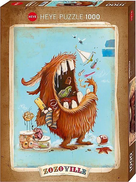 HEYE Puzzle Omnivore/ Zozoville, 1000 Puzzleteile, günstig online kaufen