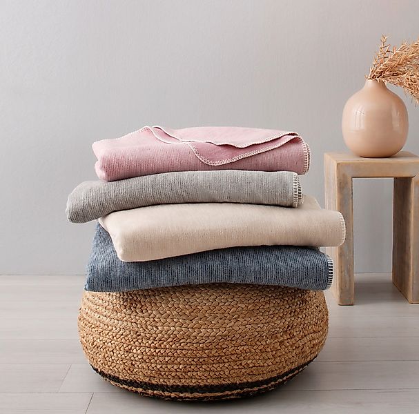 OTTO products Wohndecke »Jannis«, GOTS zertifiziert - nachhaltig aus Bio-Ba günstig online kaufen