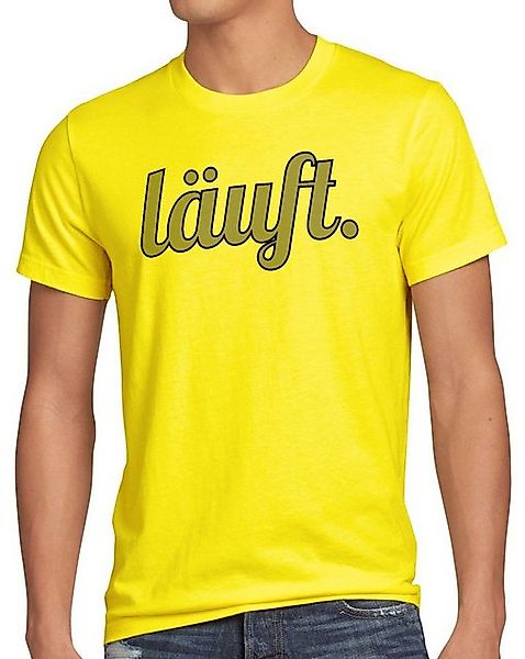 style3 T-Shirt läuft Funshirt Spruchshirt Shirt Fun bei dir meme kult mir t günstig online kaufen