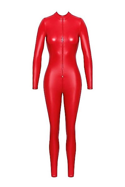 Noir Handmade Bodystocking Overall in rot - S günstig online kaufen