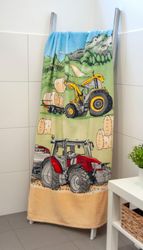 Herding Badetuch  Traktor ¦ mehrfarbig ¦ Maße (cm): B: 75 H: 1 Badtextilien günstig online kaufen