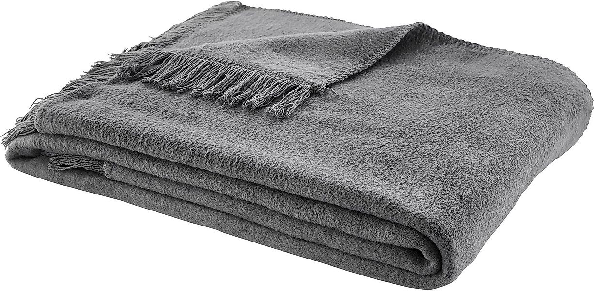 Wohndecke Uni Decke Luxus 2, IBENA, günstig online kaufen