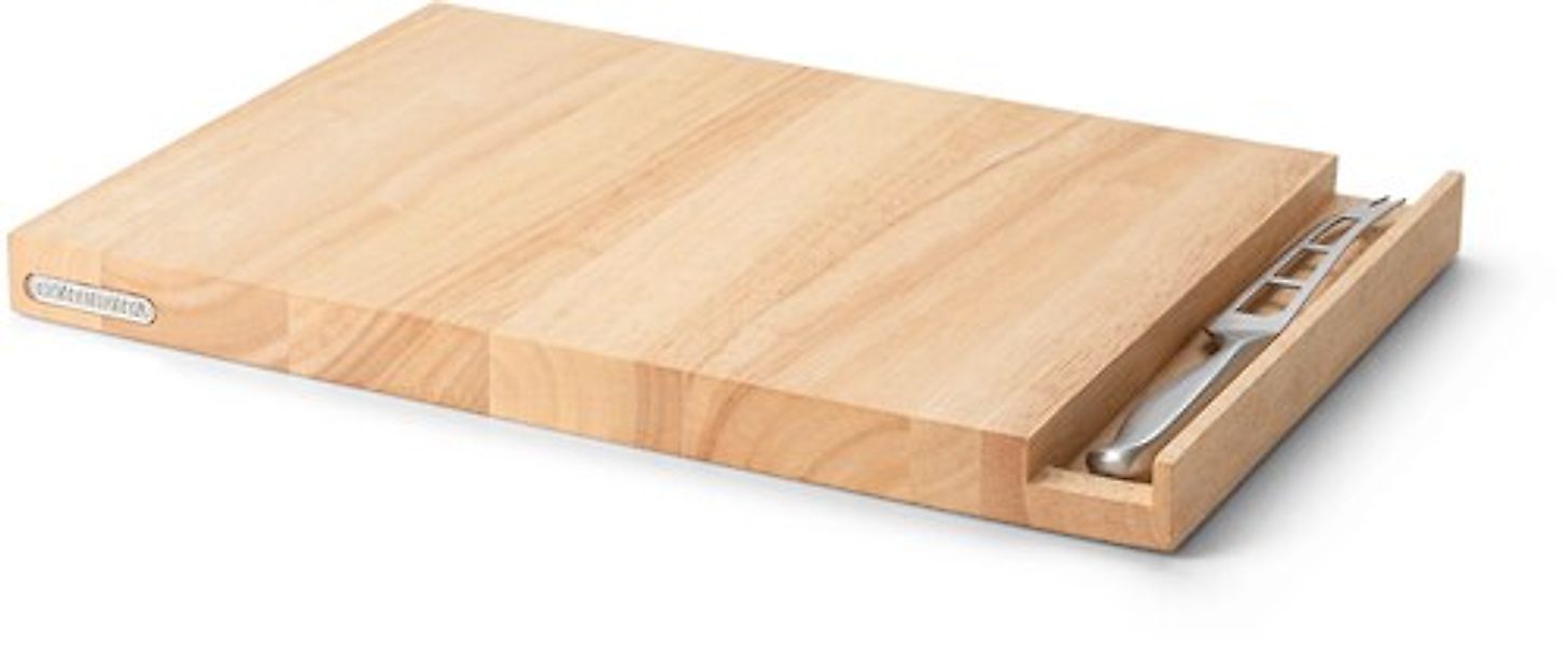 Continenta Käsebrett »mit Messer, Gummibaum« hochwertige Verarbeitung, inkl günstig online kaufen