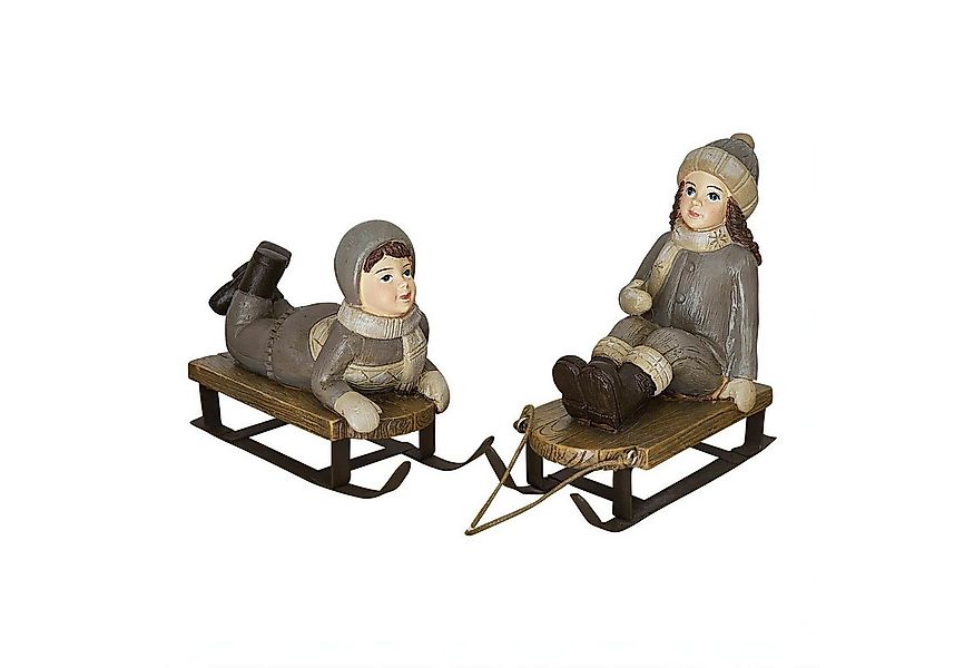Mirabeau Weihnachtsfigur Deko-Figur 2er Set Xavienne bunt (2er Set, 2er Set günstig online kaufen