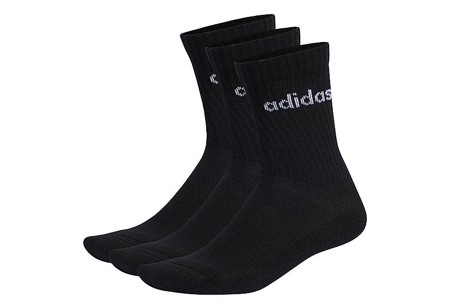 adidas Sportswear Funktionssocken LINEAR CREW CUSHIONED SOCKEN, 3 PAAR (1-P günstig online kaufen