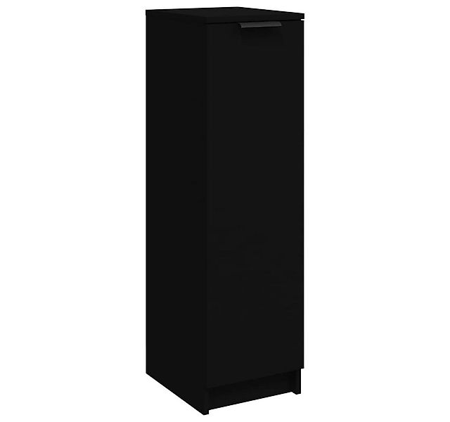 vidaXL Schuhschrank Schuhregal Schwarz 30x35x100 cm Holzwerkstoff günstig online kaufen